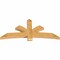 Ekena Millwork Davenport Rough Sawn Timber Gable Bracket, Western Red Cedar, 72"W x 33"H x 4"D x 6"F, 11/12 Pitch GBW072X33X0406DAV00RWR - alternate 5